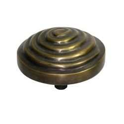 Knobs 3 Inch Diameter Unlacquered Antique Brass Cabinet Knob