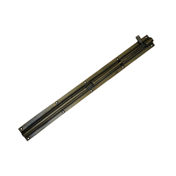 Long Cabinet Surface Bolt 17-1/2 inch L, Antique Brass