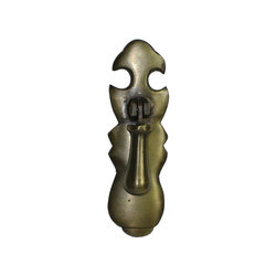 Teardrop Pulls 1 Inch Diameter Unlacquered Antique Brass Pendant Pull