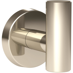 Arrondi 2-1/4 Inch Length Contemporary Robe Hook, Polished Stainless Steel