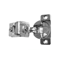 TEC 863- 1-1/4 Inch Overlay/108-Degree Opening Soft Close Hinge, Replaces Grass 830 Series, Wrap Mounted with 42mm Drilling Pattern