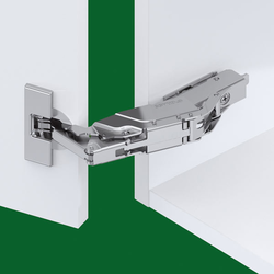 Tiomos Impresso 160 degree Half Overlay Hinge, Soft Close