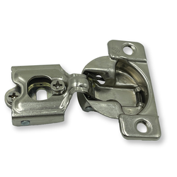  TEC 864- 1/4 Inch Overlay/108-Degree Opening Self (Spring) Close Hinge, Replaces Grass 830 Series, Wrap Mounted with 45mm Drilling Pattern 