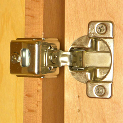  TEC 864- 1-3/8 Inch Overlay/108-Degree Opening Self (Spring) Close Hinge, Replaces Grass 830 Series, Wrap Mounted with 45mm Drilling Pattern 