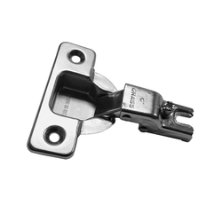 Tec 872 Screw On 1/2 inch Overlay Hinge, Self Close