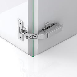 Tiomos PCC Pie Cut Corner Hinge, Self-Close