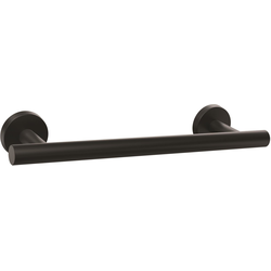 Arrondi 9 Inch Center to Center Contemporary Towel Bar, Matte Black
