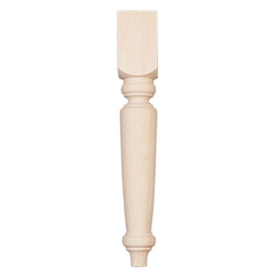 15% OFF Butcher Block Style Leg 21 inch H-Pine