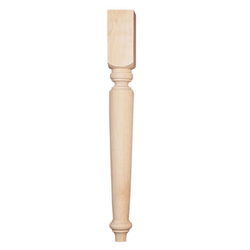 15% OFF Butcher Block Style Leg 29 inch H-Pine