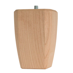15% OFF Square Taper Bun Foot 4 inch H-Hardwood