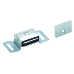 2-5/16 Inch Length Functional Hardware Magnetic Catch, Aluminum