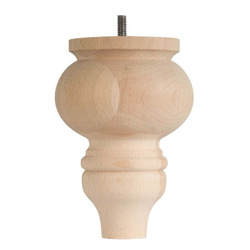 Gothic Bun Foot 6 inch H-Hardwood