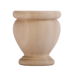 15% OFF Poppy Bun Foot 4-1/2 inch H-Hardwood