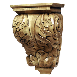 Cor-1 Acanthus Grande Corbel 14 inch H-Cherry