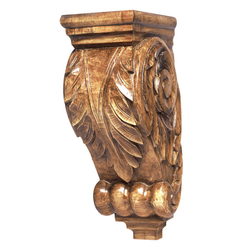 Cor-2 Acanthus Leaf Corbel 14-1/4 inch H-Maple