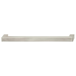 Lago di Como 8-13/16 Inch Center to Center Matte Stainless Steel