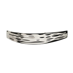Strata 3-3/4 Inch Center to Center Polished Chrome Cabinet Pull