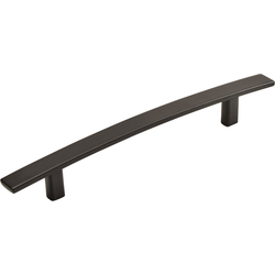 Cyprus 8 Inch Center to Center Contemporary Appliance Pull, Black Bronze
