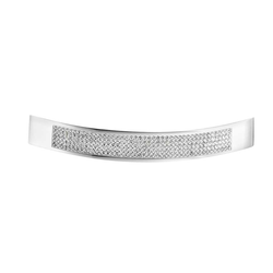 Elements 5-1/16 Inch Center to Center Polished Chrome Cabinet Pull