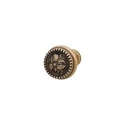 Artisan 1 Inch Diameter Antique Brass Cabinet Knob