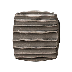 Final Sale, Strata 1-5/8 Inch Diameter Antique Pewter Cabinet Knob