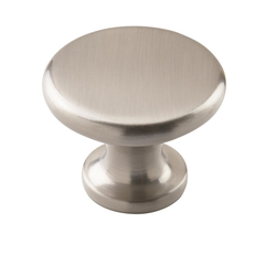 Allison Value 1-3/16 Inch Projection Traditional Satin Nickel Knob