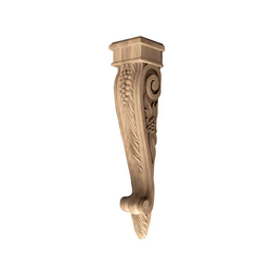 Bordeaux Corbel 5-1/4 inch x 24 inch Maple