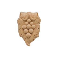 Bordeaux Carved Onlay 2-5/16 inch x 3-1/2 inch Beech