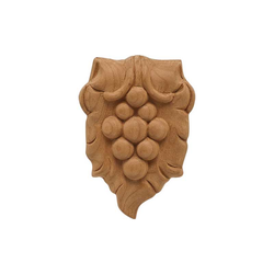 Bordeaux Carved Onlay 2-5/16 inch x 3-1/2 inch Cherry