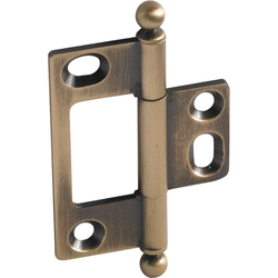 Elite Non-Mortised Butt Hinge 50X37mm, Antique Brass