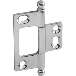 Elite Non-Mortised Butt Hinge 50X37mm, Polished Chrome