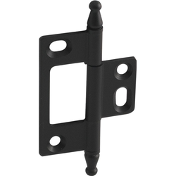 Elite Non-Mortised Butt Hinge 50X37mm, Black