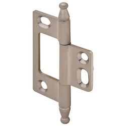 Elite Non-Mortised Butt Hinge 50X37mm, Brushed Nickel