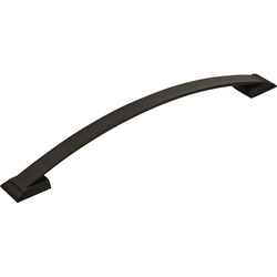 Candler 12 Inch Center to Center Transitional Appliance Pull, Black Bronze