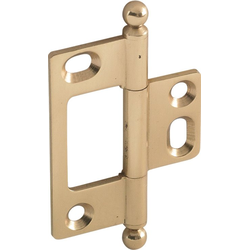 Elite Non-Mortised Butt Hinge 50X37mm, Polished Brass
