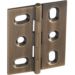 Elite Mortised Butt Hinge 50X40mm, Antique Brass