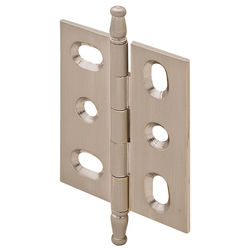 Elite Mortised Butt Hinge 50X40mm, Brushed Nickel