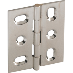 Elite Mortised Butt Hinge 50X40mm, Polished Nickel