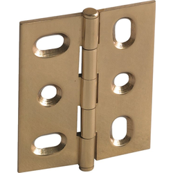 Elite Mortised Butt Hinge 50X40mm, Polished Brass