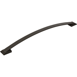 Candler 18 Inch Center to Center Transitional Appliance Pull, Black Bronze