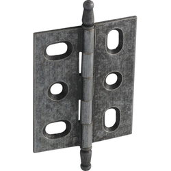 Elite Mortised Butt Hinge 50X40mm, Pewter