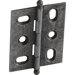 Elite Mortised Butt Hinge 50X40mm, Pewter