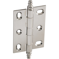 Elite Mortised Butt Hinge 63X45mm, Polished Nickel