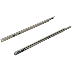 10 inch 17 mm Groove / Side Mounted Slide, Partial Extension, 20 lbs Capacity