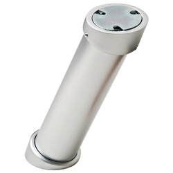 Countertop Support, Angled, Matt Chrome, for Screw Fixing