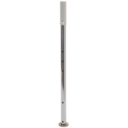 20% OFF Bottom and Top Mounting Center Post, for Kidney Shaped Shelves, Chrome, Adjustable Height 25-13/16 to 29-1/4 Inch