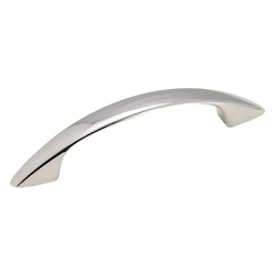  Allison Polished Chrome Cabinet Pull, 4-1/16" Length with 3" Center to Center Screw Spacing 
