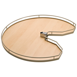 Kidney Shaped Wood Shelf, for Suzie-Q, Champagne/Maple