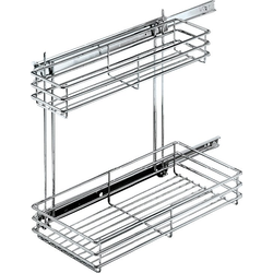 Under-Sink Storage, Base Pull-Out, Steel, (D x W x H) 217 x 470 x 420 mm