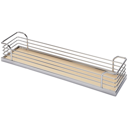 57% OFF Arena Plus Tray, 6 Inch Width x 18-12 Inch Depth x 3-1/2 Inch Height, for Pantry, Base, and Corner Pull-Outs, 88 lbs. Weight Capacity, Chrome/Maple 